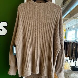 Aerie Ribbed Tan Women's Sweater